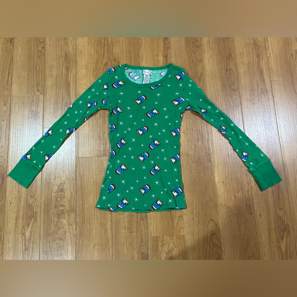 Next Era Festive Green Snowman Shirt